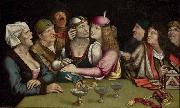 Quentin Matsys Matched Marriage oil painting